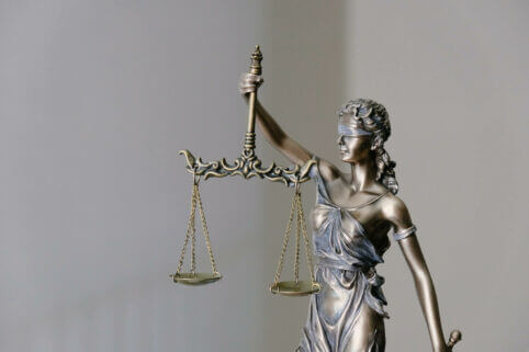 David J. Cowhey The New Jersey Dog Bite Lawyer - Lady Justice Statue