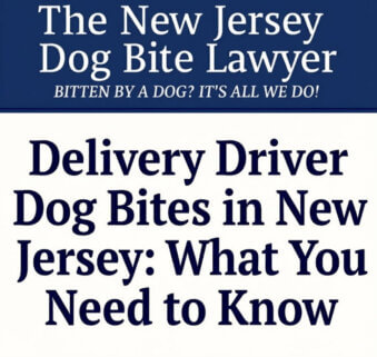 Delivery Driver Dog Bites in New Jersey