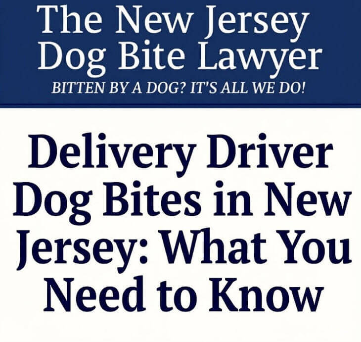 Delivery Driver Dog Bites in New Jersey