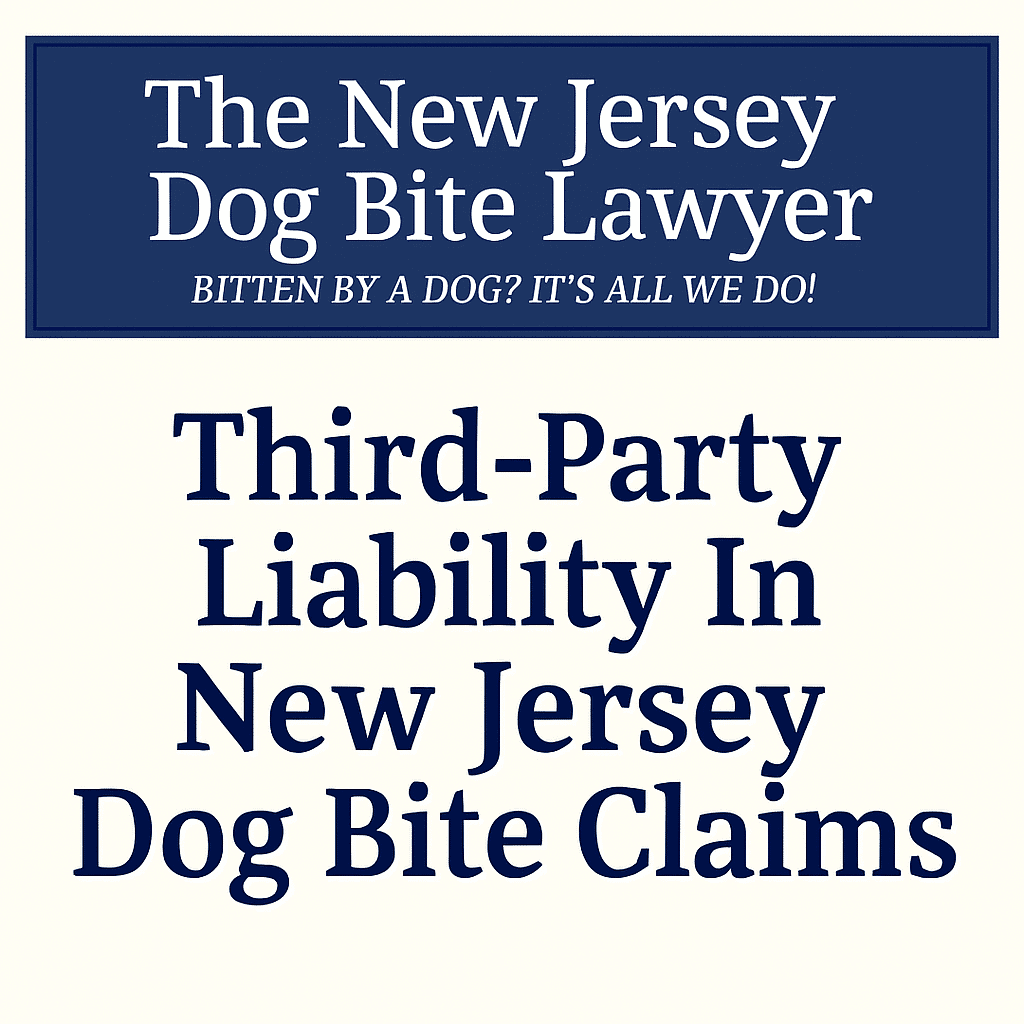 Third Party Liability in New Jersey Dog Bite Claims - Blog Post Title Card