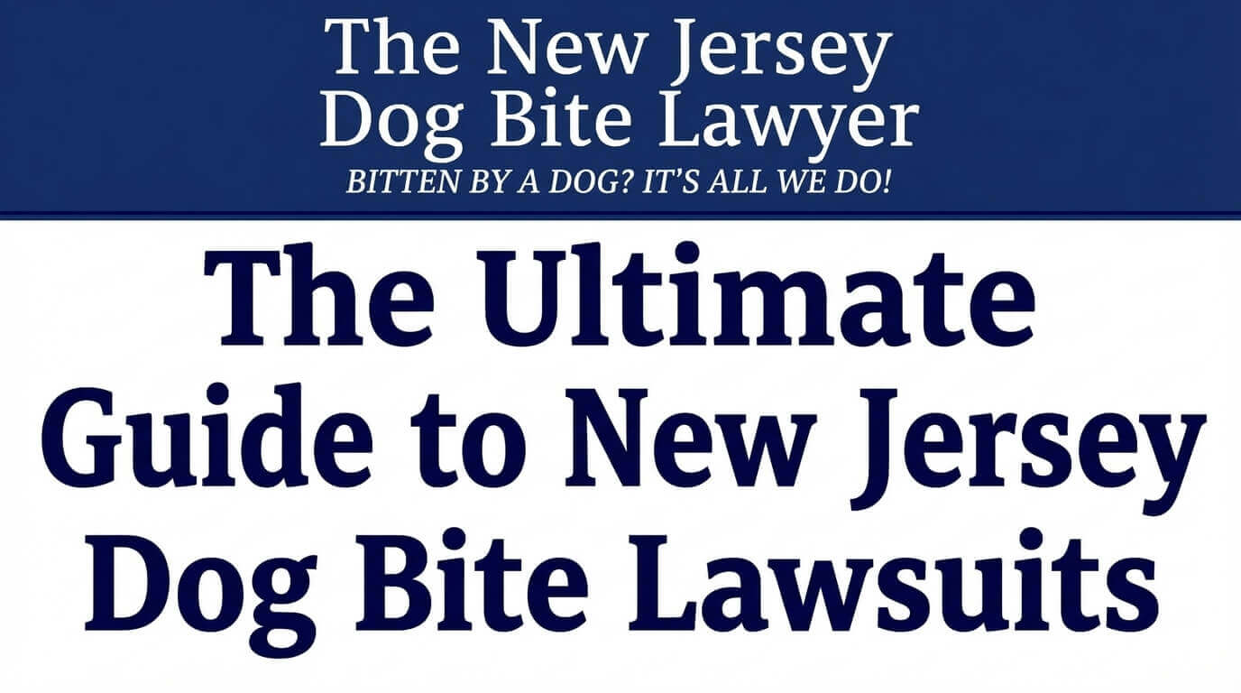 New Jersey Dog Bite Lawsuits Guide - Blog TItle Card
